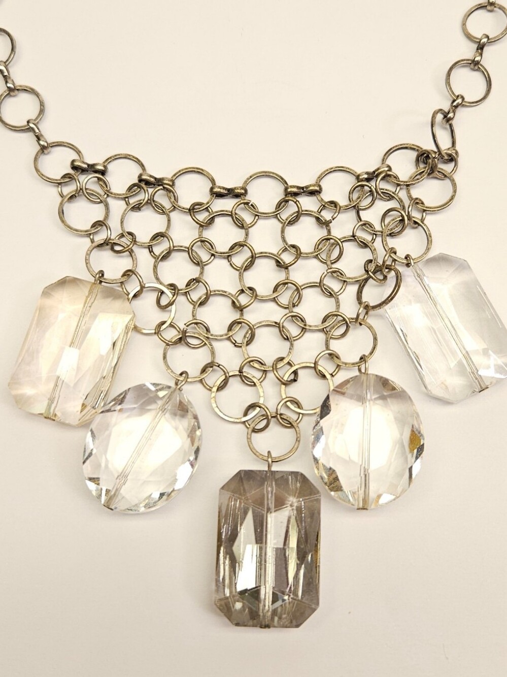 Statement Crystal Drop Necklace